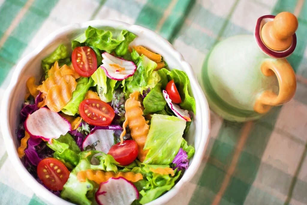 Lækker velsmagende salat der mætter